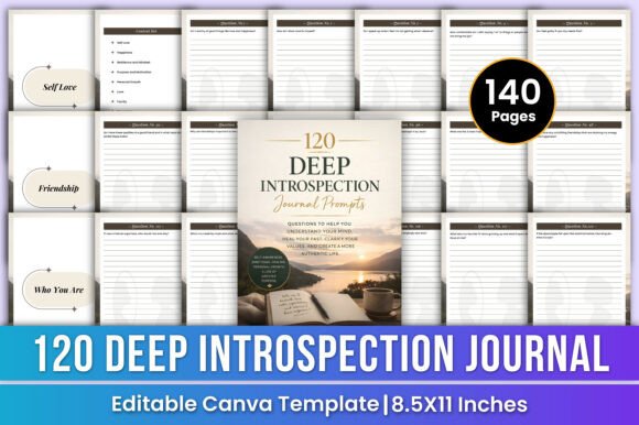 120 Deep Introspection Journal Prompts: A Practical Guide to Self-Reflection and Personal Growth