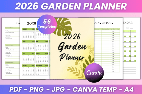 2026 Garden Planner KDP Interior Guide