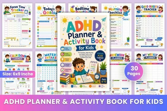 Building Confidence and Focus: How the ADHD Planner Activity Book for Kids Transforms Daily Life