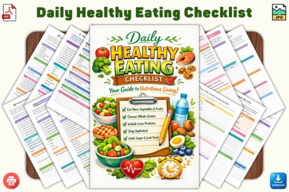 Daily Healthy Eating Checklist: Your Guide to Consistent Nutrition and Balanced Living