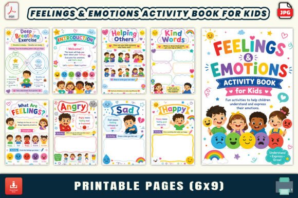 Feelings Emotions Activity Book for Kids: A Practical Evaluation