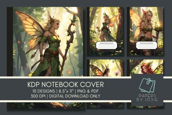 Goddess in the Woods KDP Notebook Cover