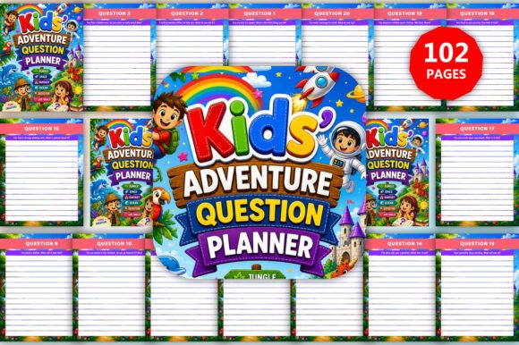 Kids Adventure Question Planner: A Creative Thinking Journal
