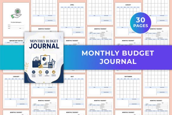 Monthly Budget Journal for Better Financial Control