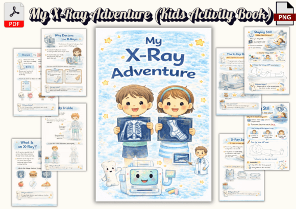My X-Ray Adventure Kids Activity Book: Less Fear, More Fun at the Doctor