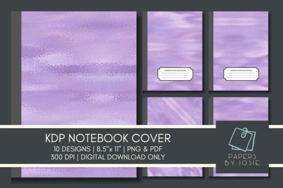 Purple Watercolor KDP Notebook Cover: A Versatile Tool for Creators and Entrepreneurs