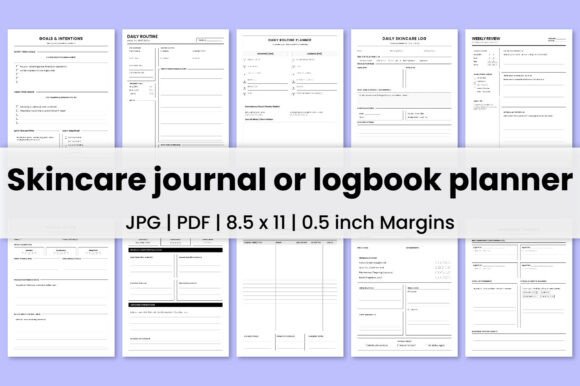 The Skincare Journal, KDP Interior: A Practical Companion for Your Skin Journey